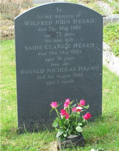 Sadie and Jack heard's grave
